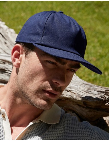 B-B64N-Organic Cotton Unstructured 5 Panel Cap
